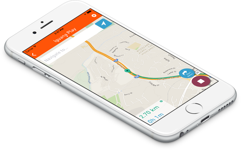 Real-time GPS tracking