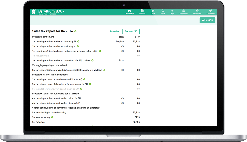 Declaración automática de IVA